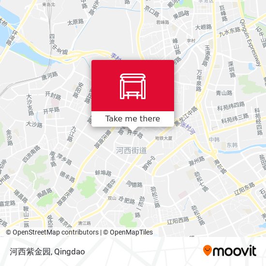 河西紫金园 map