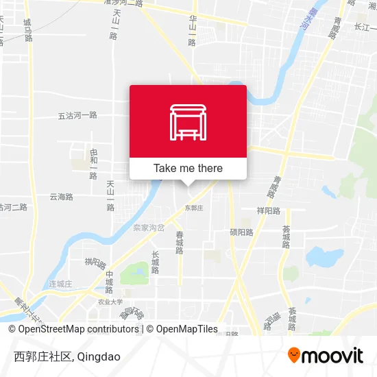 西郭庄社区 map
