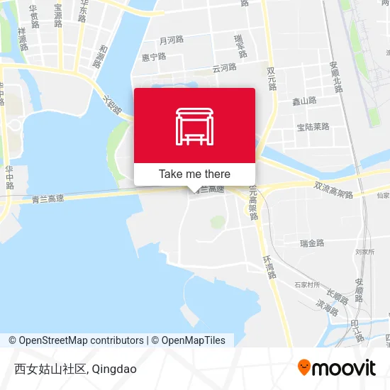 西女姑山社区 map