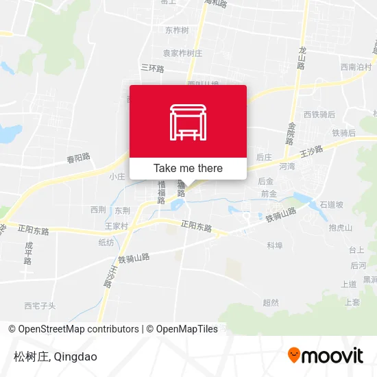松树庄 map
