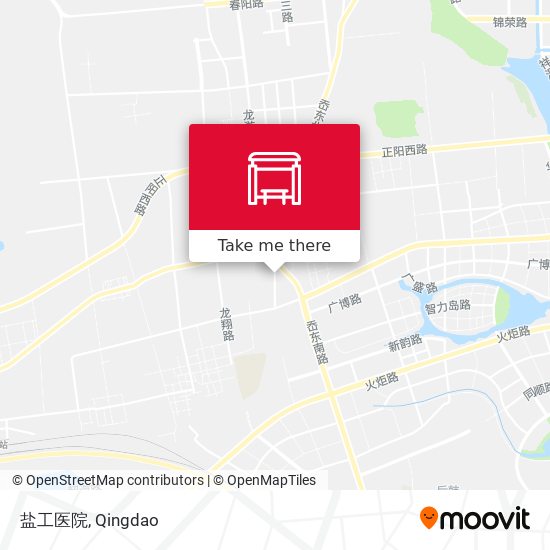 盐工医院 map