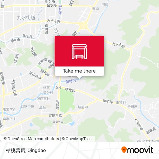 枯桃营房 map