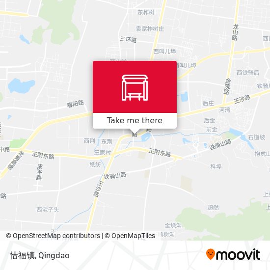 惜福镇 map