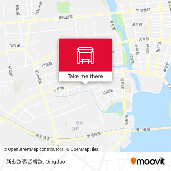 新业路聚贤桥路 map