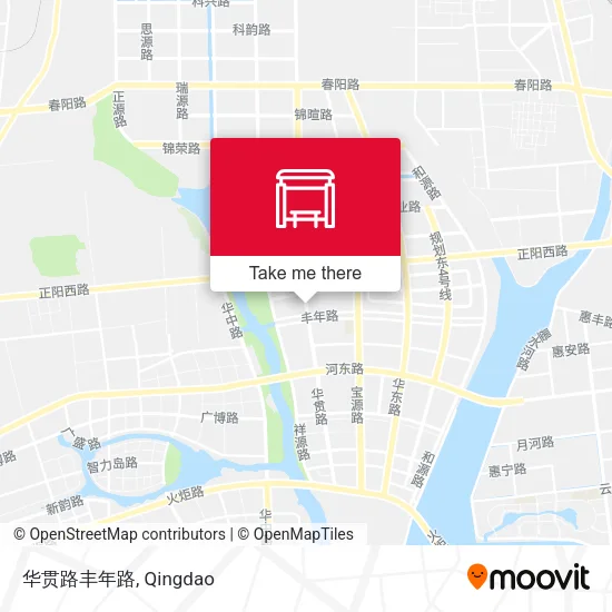 华贯路丰年路 map