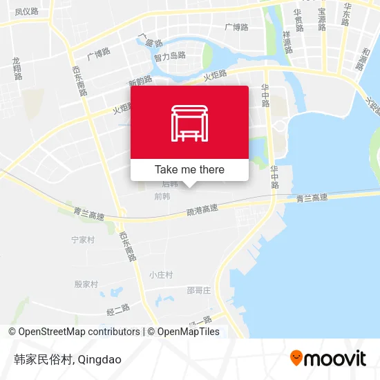 韩家民俗村 map