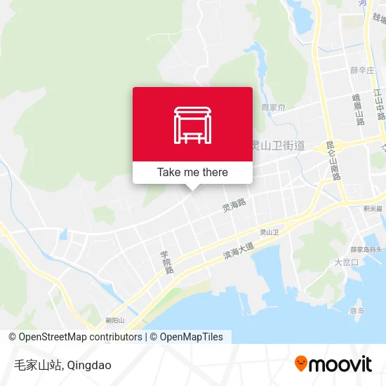 毛家山站 map