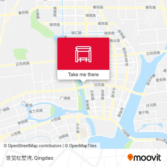 世贸红墅湾 map