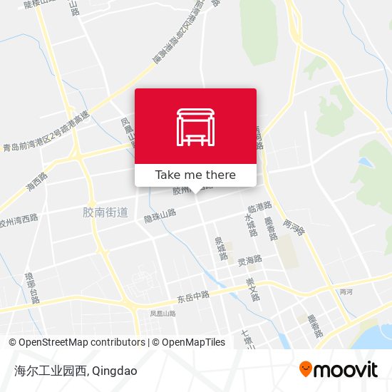 海尔工业园西 map