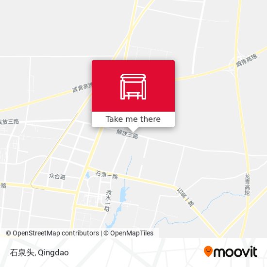 石泉头 map