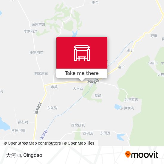 大河西 map
