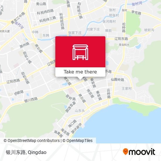 银川东路 map