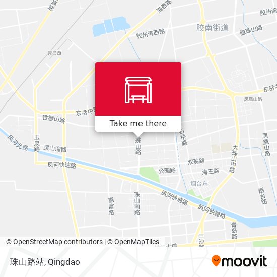 珠山路站 map