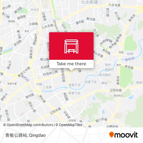 青银公路站 map