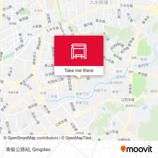 青银公路站 map