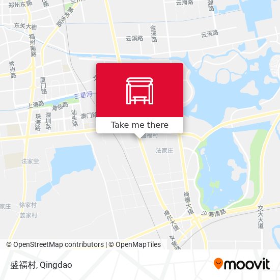 盛福村 map