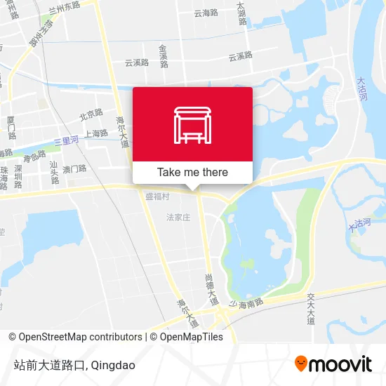 站前大道路口 map