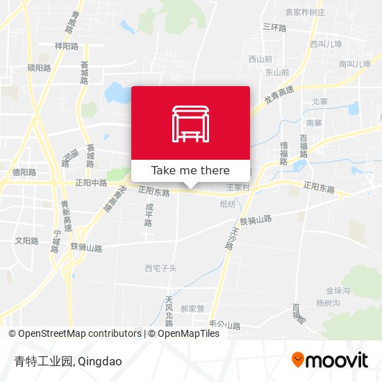 青特工业园 map
