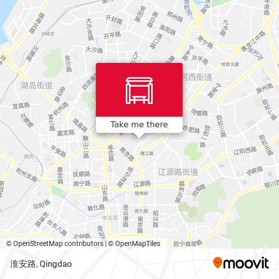 淮安路 map