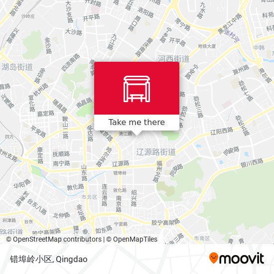 错埠岭小区 map
