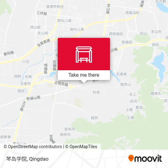 琴岛学院 map