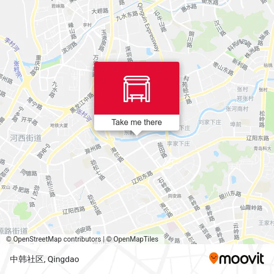 中韩社区 map