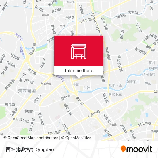 西韩(临时站) map