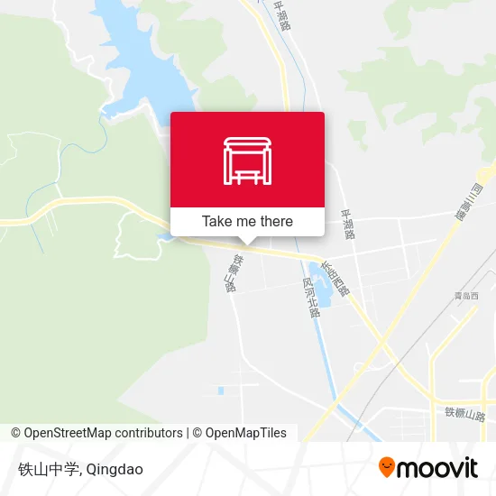 铁山中学 map