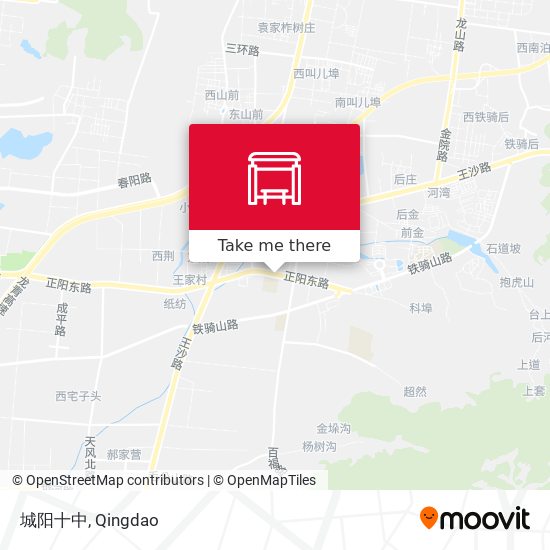 城阳十中 map
