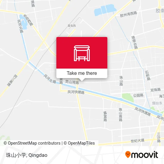珠山小学 map