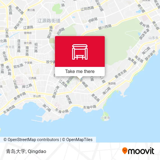 青岛大学 map