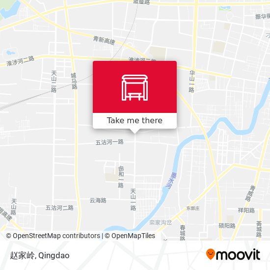 赵家岭 map