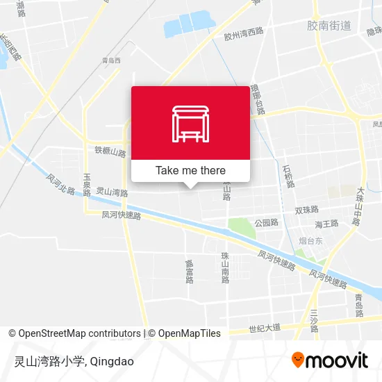 灵山湾路小学 map