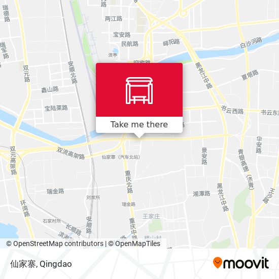 仙家寨 map