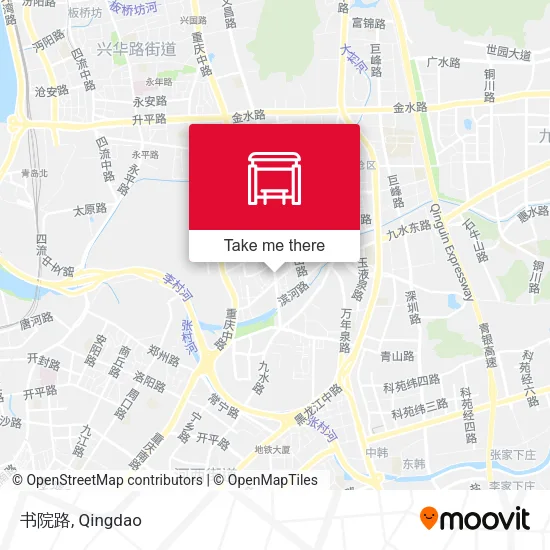 书院路 map