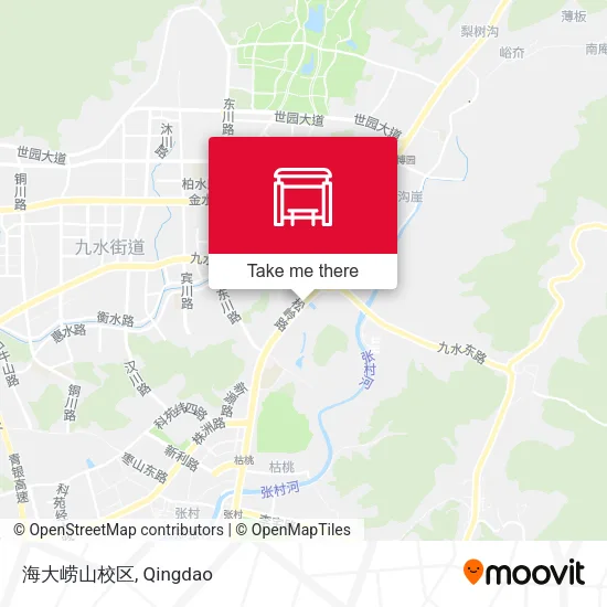 海大崂山校区 map