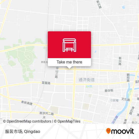 服装市场 map