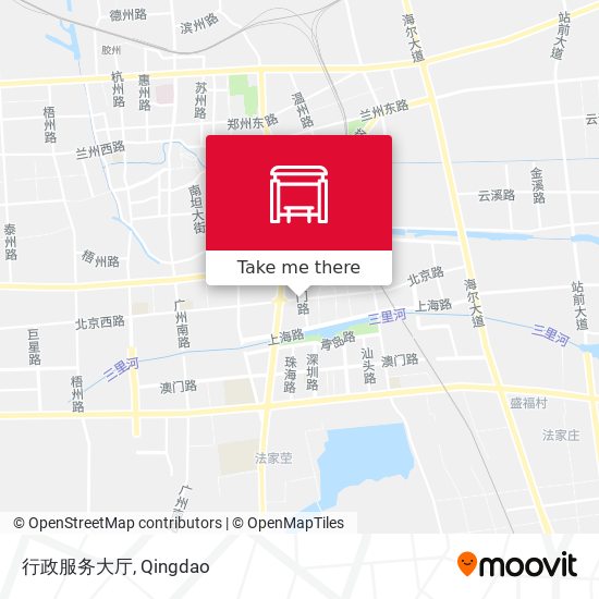 行政服务大厅 map