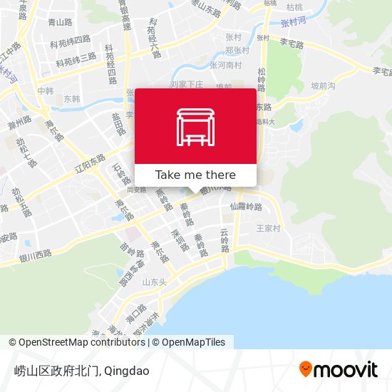 崂山区政府北门 map