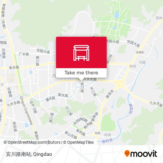 宾川路南站 map