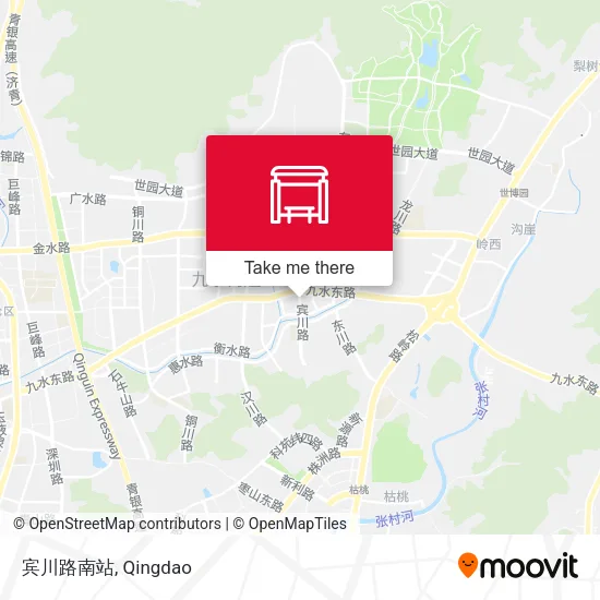 宾川路南站 map