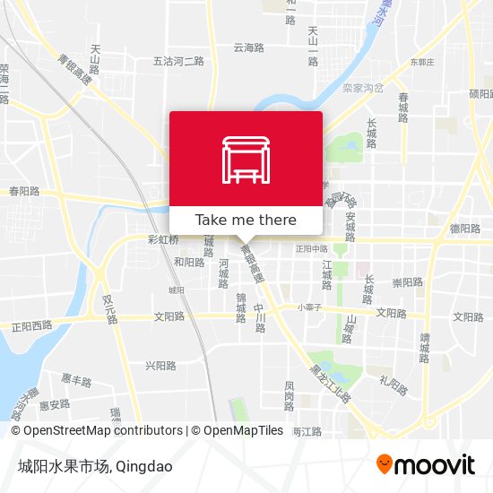 城阳水果市场 map