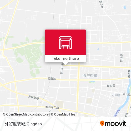 外贸服装城 map