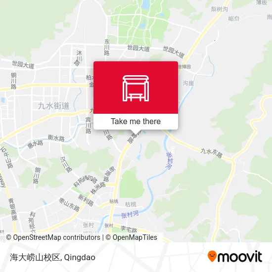 海大崂山校区 map