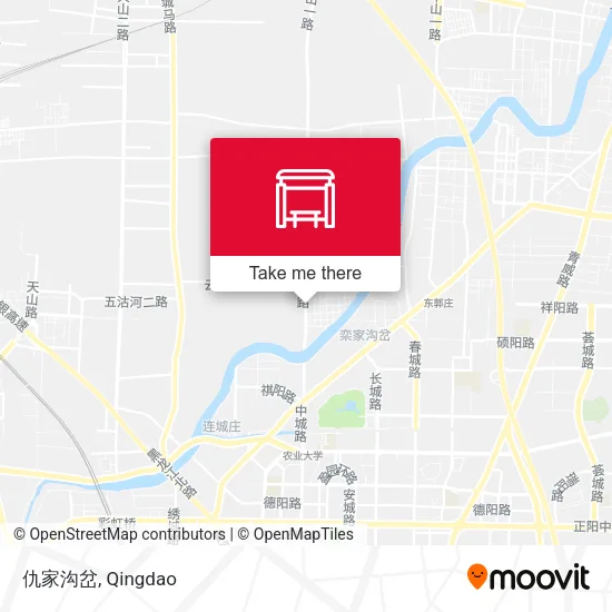 仇家沟岔 map