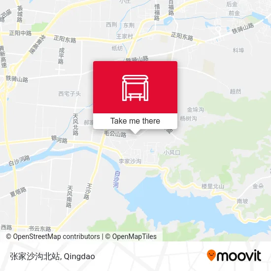 张家沙沟北站 map