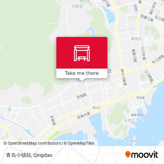 青岛小镇站 map