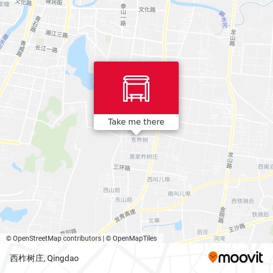 西柞树庄 map