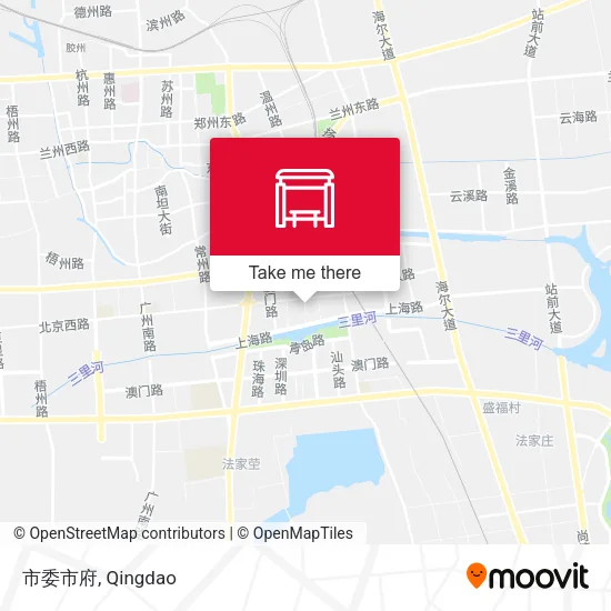 市委市府 map