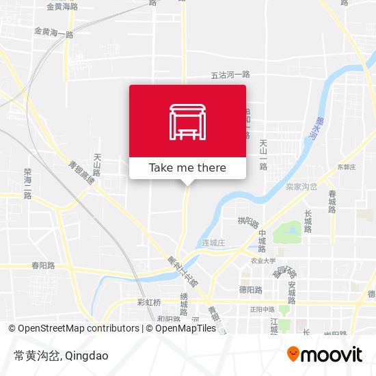 常黄沟岔 map